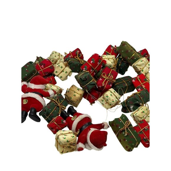VTG Avon Christmas Garland Strands – Santa & Presents Holiday Decorations - Picture 1 of 9